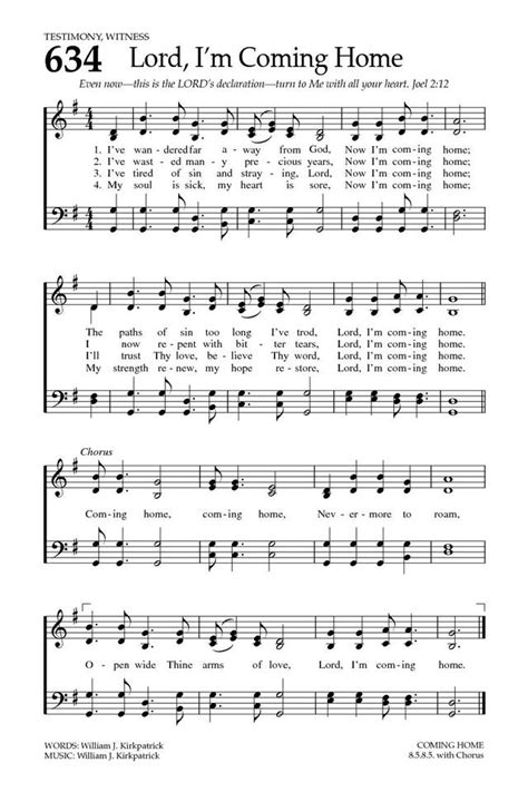 Lord, I m Coming Home | Hymnary.org