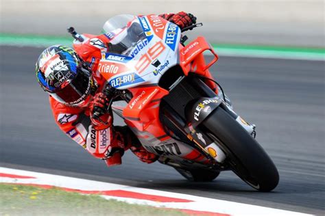 Lorenzo takes first pole for Ducati in Barcelona   Speedcafe