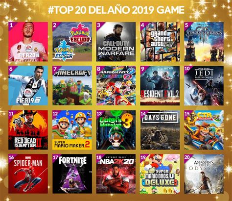 Los 20 juegos más vendidos de 2019 en tiendas GAME ...