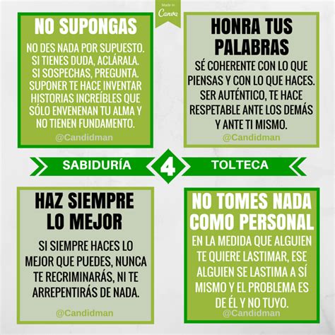 Los 4 acuerdos de la #Sabiduria #Tolteca . #Candidman # ...