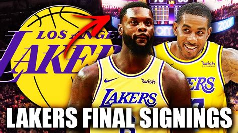 Los Angeles Lakers FINAL ROSTER Signing To Complete 2021 Roster | NBA ...