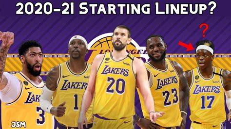 Los Angeles Lakers Starting Lineup BATTLE and Final Questions Going ...