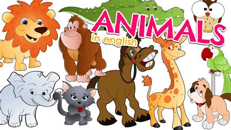 Los animales en Inglés  +100 Ejemplos en Español e Ingles ...