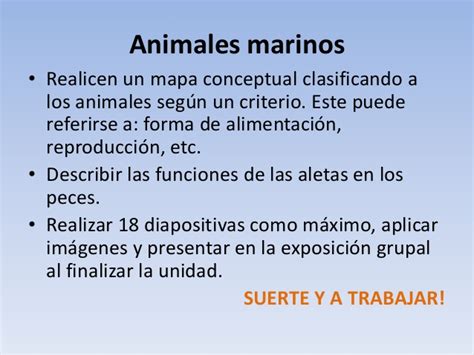 Los animales marinos vertebrados