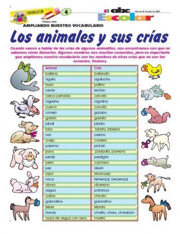Los animales y sus crías | Animales y sus crias, Animales ...