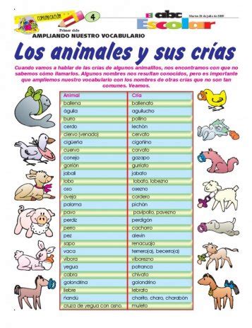 Los animales y sus crías   Edicion Impresa   ABC Color