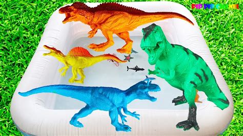 LOS COLORES Dinosaurios Para Niños, de Juguete para Niños | Dinosaurios ...