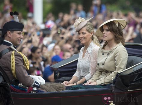 Los Condes de Wessex y Eugenia de York en Trooping the Colour 2014   La ...