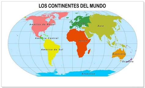 Los Continentes del Mundo Superficie, Poblacion y Recursos ...