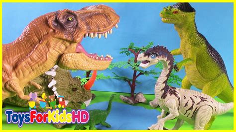 Los Dinosaurios para niños El T Rex Amistoso   Videos de ...