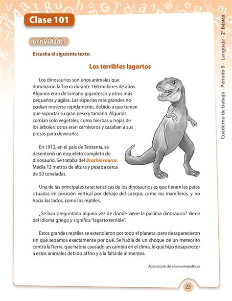 Los Dinosaurios Texto Expositivo Ejemplo De Animales