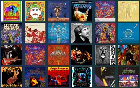 Los discos de Miguel: Santana   Discografía