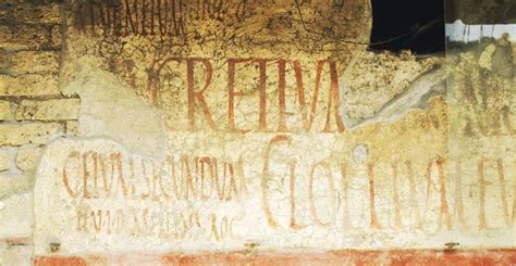 Los Graffiti de Pompeya y Herculano