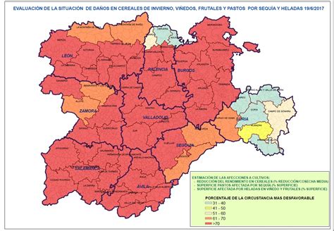 Los mapas de la sequía de Castilla y León | Agronews ...