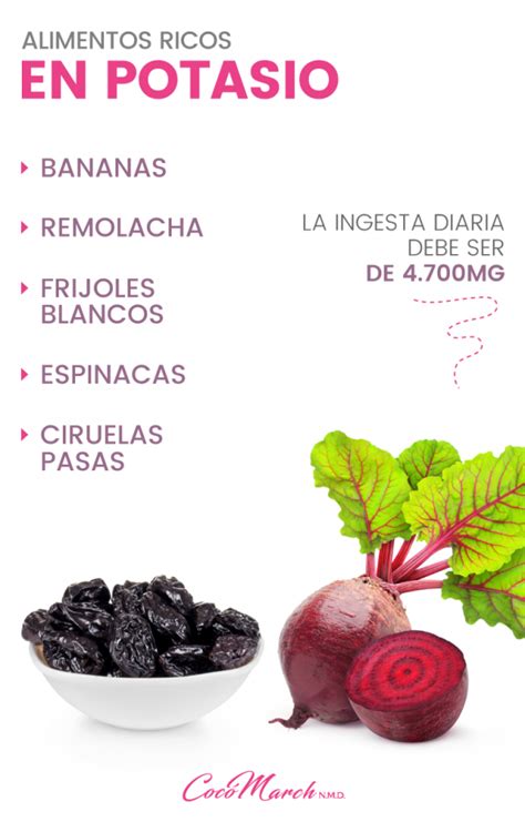 Los Mejores 12 Alimentos Ricos En Potasio  LISTA COMPLETA  | Coco March
