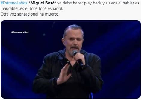 Los memes de Miguel Bosé y su extraña voz