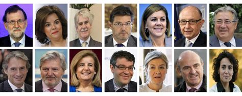 Los ministros del nuevo Gobierno de Mariano Rajoy
