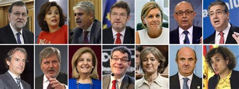 Los ministros del nuevo Gobierno de Rajoy
