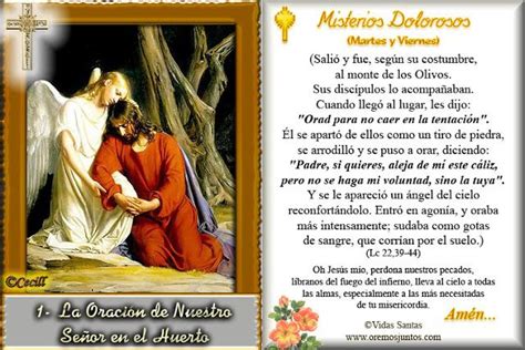 Los Misterios Dolorosos, Martes y Viernes | Santo rosario ...
