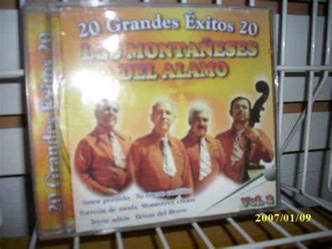 Los Montañeses Del Alamo 20 Grandes Exitos 20 Cd Nacional $ 150.00 ...