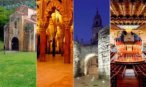 Los monumentos Patrimonio de la Humanidad de España, en ...