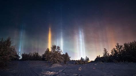 Los pilares de luz, un fenómeno óptico igual o más fascinante que las ...
