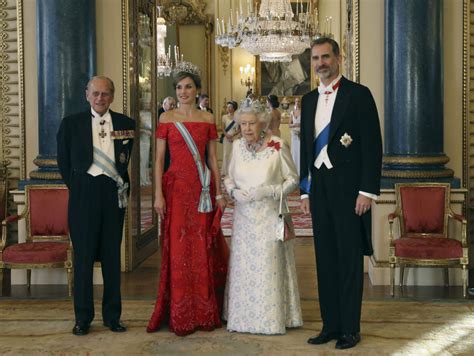Los Reyes de España, la reina Isabel II y su esposo, el duque de ...