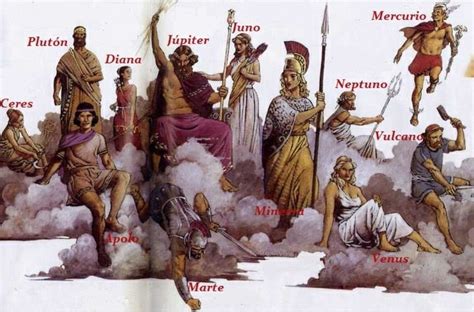 Los romanos eran politeístas,sus dioses derivaban de los ...
