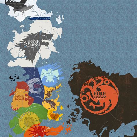 Los siete Reinos. Poniente | Game of Thrones