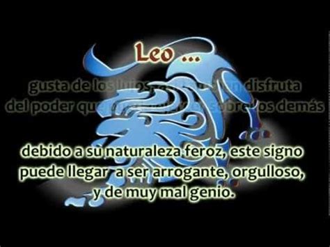 Los signos del zodiaco. Leo   YouTube