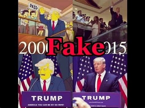 Los Simpson | Predicción Trump Presidente | FAKE   YouTube