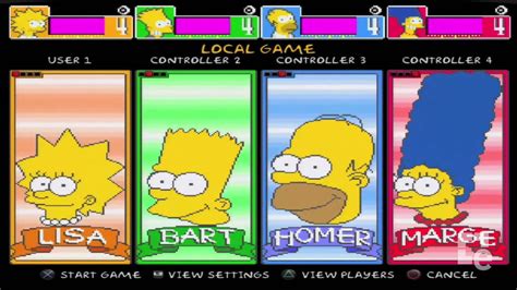 Los Simpsons: juego arcade retro disponible   YouTube