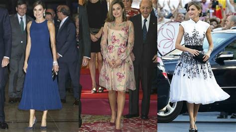 Los tres looks de la Reina Letizia en los Premios Princesa ...