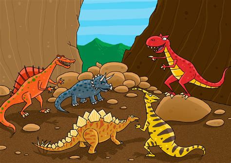 Los últimos dinosaurios.Cuento infantil ilustrado by Cuentopia ...