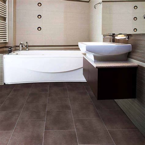 Losetas autoadhesivas para baño | Vinyl tile flooring, Bathroom ...
