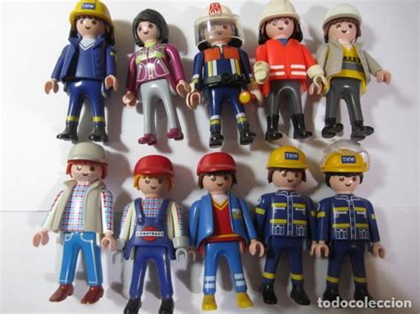 Lote 10 muñecos varios playmobil Vendido en Subasta ...