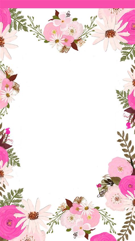 LoveNote 5 tjn | Floral border design, Flowery wallpaper ...