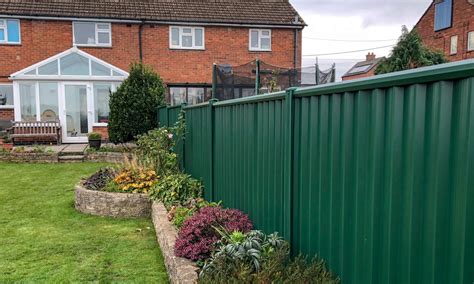 Low Maintenance Metal Garden Fencing | ColourFence