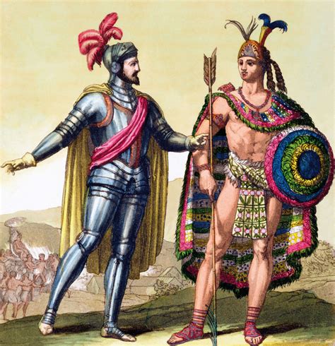 L’incontro tra Cortés e Montezuma II nel 1519 in Messico   Itaca Scuola ...