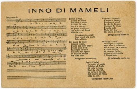 L’Inno di Mameli  Il canto degli italiani  ufficialmente ...