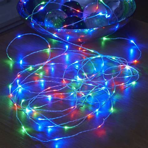 Luces Led de colores Navidad luciernagas Arroz   9 metros ...