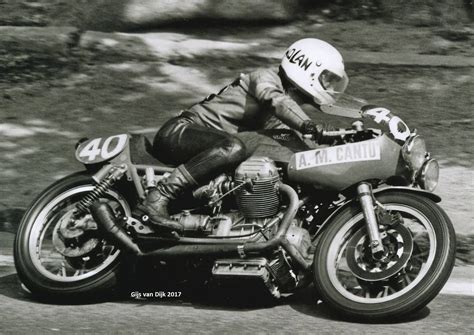 Luciano Gazzola. Moto Guzzi 1000.24 Uren van Barcelona ...