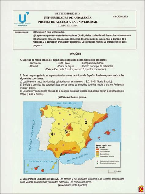 Lyceo Hispánico: El Examen de Geografía de España de ...