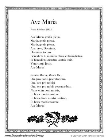 Lyrics Ave Maria Latin Translation dagorcontent