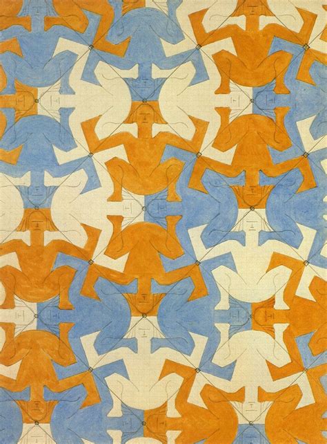 M.C. Escher on | Tessellation art, Art, Escher art