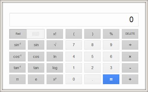 [M R]Google : une calculatrice scientifique à 34 boutons ...