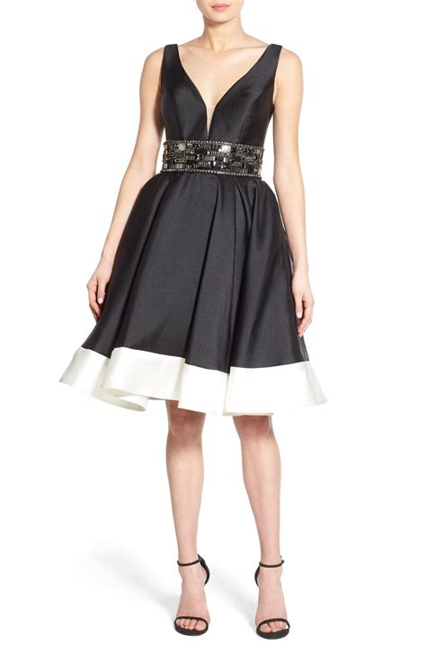 Mac Duggal Embellished Fit & Flare Dress | Dresses, Fit ...