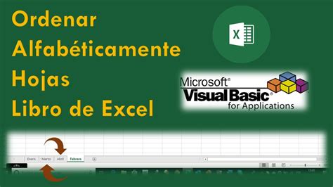 Macros Excel – VBA 2.  Ordenar Alfabéticamente las Hojas ...