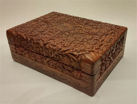 MacroSun International » Carved Wood Box