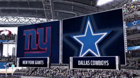 Madden 17: New York Giants Vs Dallas Cowboys   YouTube